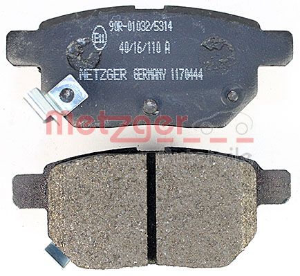 METZGER 1170444 GREENPARTS Bremsbelagsatz, Scheibenbremse